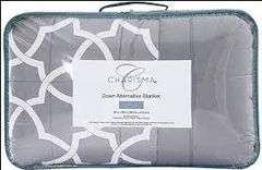 CHARISMA - DOWN ALTERNATIVE BLANKET QUEEN (MỀN CHẰN BÔNG XÁM 248CM x 243CM)