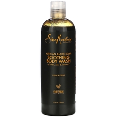 SHEA MOISTURE - AFRICAN BLACK SOAP SOOTHING BODY WASH (SỮA TẮM TRỊ MỤN LƯNG 384ml)