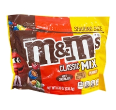 M&M’S - Chocolate Candies Milk, Butter Peanut, Peanut (Chocolate Mix Sữa,Bơ Đậu Phộng,Đậu Phộng 235,3g)