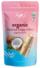 AVA ORGANICS - COCONUT CRISPY ROLLERS (BÁNH ỐNG DỪA 400G)