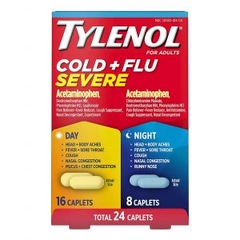 Tylenol - Cold + Flu (Giảm Đau ,Hạ Sốt 24 Viên)