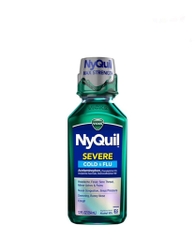 VICKS - NyQuil Severe Cold & Flu (Siro Ho Ban Đêm Vị Bạc Hà 354ml)