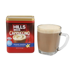 HILLS BROS - Cappuccino french Vanilla (Capu Vị Vani 340g)