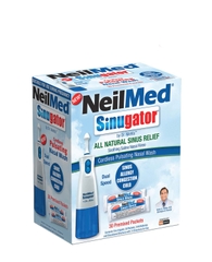 NeilMed - ALL NATURAL SINUS RELIEF (1 MÁY RỬA MŨI VÀ 30 GÓI DUNG DỊCH RỬA MŨI)