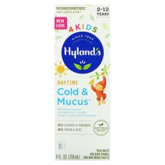 HYLANDS - DAYTIME COLD & MUCUS (SIRO CẢM CÚM CHO BÉ 2 - 12 TUỔI 118ml)