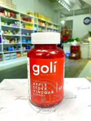 GOLÍ NUTRITION - APPLE CIDER VINEGAR (KẸO GIẤM TÁO HỖ TRỢ GIẢM CÂN 60 VIÊN)