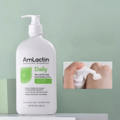 AmLactin - DAILY 12% LACTIC ACID MOISTURIZING LOTION (Dưỡng Thể Trị Viêm Da Cơ Địa 567G)