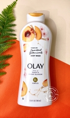 OLAY - PEACH & CHERRY BLOSSOM (SỮA TẮM ĐÀO VÀ HOA ANH ĐÀO 700ml)