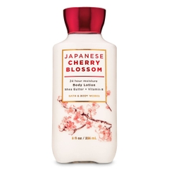 BATH & BODY WORKS - 24 HOUR MOISTURE JC BLOSSOM (DƯỠNG THỂ 24H HOA ANH ĐÀO 236ml)