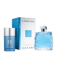 AZZARO - CHROME (GIFT SET EDT 100ml, DEODORANT STICK 75ml)