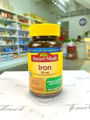 Nature Made - IRON 65MG (BỔ SUNG SẮT 365 VIÊN)