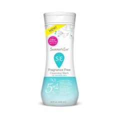 SUMMER'S EVE - FRAGRANCE FREE CLEANSING WASH (DUNG DỊCH VỆ SINH XANH DƯƠNG NHẠT 444ml)