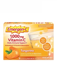 EMERGEN-C - VITAMIN C 1000MG SUPER ORANGE (SỦI CAM 30 GÓI)