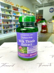 Puritan’s Pride - Milk Thistle Extract (Thải Độc Gan, Bổ Gan 180 Viên)