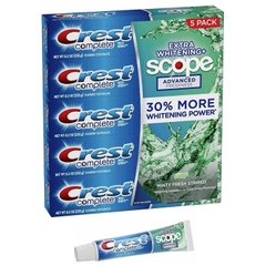 CREST - EXTRA WHITENING SCOPE (SET 5 CÂY KEM ĐÁNH RĂNG HƯƠNG BẠC HÀ)