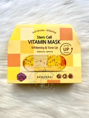 BANOBAGI - STEM CELL VITAMIN MASK WHITENING & TONE UP (MẶT NẠ DƯỠNG TRẮNG, SÁNG DA 10 MIẾNG)