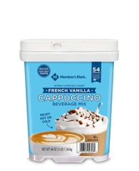 MEMBER'S MARK - CAPPUCCINO VANILLA (BỘT COFFE CAPPUCCINO 1.36KG)