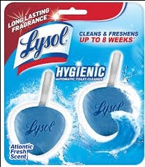 LYSOL - HYGIENIC AUTOMATIC TOILET CLEANER (VIÊN TẨY RỬA BỒN CẦU XANH 80G)
