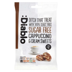 DIABLO - CAPPUCCINO & CREAM SWEETS SUGAR FREE (KẸO CAPU KHÔNG ĐƯỜNG 75G)