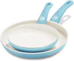 Green Life - Healthy Ceramic Nonstick (SET Chảo 1 Lớn , 1 Nhỏ)