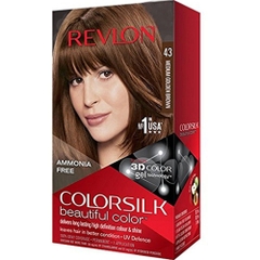 REVLON - COLORSILK BEAUTIFUL COLOR 43 MEDIUM GOLDEN BROWN (NHUỘM TÓC SỐ 43 NÂU ÁNH VÀNG)