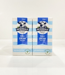 DEVONDALE - FULL CREAM PURE MILK (SỮA TƯƠI NGUYÊN CHẤT 6 x 200ml)