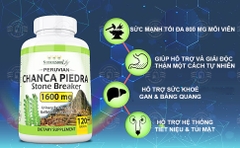 NATURALISIMO LIFE - PERUVIAN CHANCA PIEDRA STONE BREAKER 1600MG (THUỐC HỖ TRỢ SỎI THẬN 120 VIÊN)