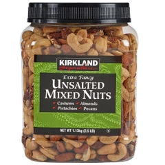 KIRKLAND - EXTRA FANCY UNSALTED MIXED NUTS (HẠT MIX KHÔ HỖN HỢP 1.13KG)