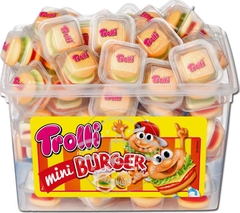 Trolli - mini BURGER (KẸO DẼO TRÁI CÂY HÌNH BURGER 600G)