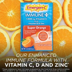Emergen-C - IMMUNE (10 Gói Berry Hoặc Cam)
