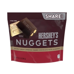 HERSHEY’S - NUGGETS SPECIAL DARK WITH ALMONDS (CHOCOLATE ĐẮNG & HẠNH NHÂN 286G)