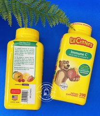 L’il Critters - Immune C Plus Zinc & Vitamin D (Kẹo Gấu Đề Kháng,ZinC,D 290 Viên)