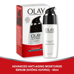 OLAY - ADVANCED ANTI-AGING MOISTURIZE FRAGRANCE-FREE (SERUM TÁI TẠO , DƯỠNG ẨM DA 50ml)