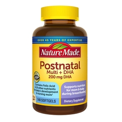 Nature Made - POSNATAL MULTI+DHA 200MG (HỖ TRỢ BỔ BẦU 140 VIÊN)