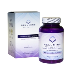 RELUMINS - ADVANCE WHITE GLUTATHIONE COMPLEX (HỖ TRỢ TRẮNG DA 90 VIÊN)