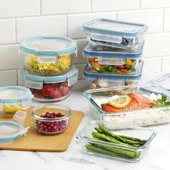 Snapware - Pure Pyrex Glass (Hộp Thực Phẩm 18 Món)