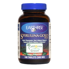 EARTHRISE - Spirulina Gold Plus (TẢO MẶT TRỜI HỖ TRỢ TĂNG CÂN 180 VIÊN)
