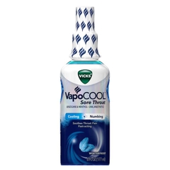 VICKS - VAPOCOOL SORE THROAT  (XỊT ĐAU HỌNG 177ml)