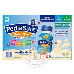 Pediasure - Grow & Gain Vanilla (Sữa Nước 1 Thùng 24 Chai)