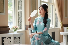 Set áo dài Văn Nhã