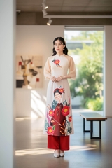 Sét áo dài Trà Hương