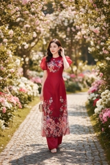 Set áo dài Hồ Điệp