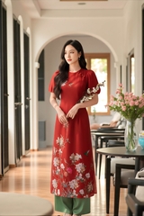 Set áo dài Chu Viên