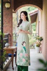 Set áo dài Mộc Đan