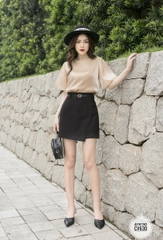 Áo oganza tay bồng