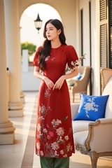 Set áo dài Chu Viên