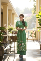 Set áo dài Chu Viên