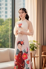 Sét áo dài Trà Hương
