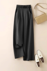 Quần suông túi chéo ly trước