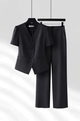 Set áo giả vest & Quần âu